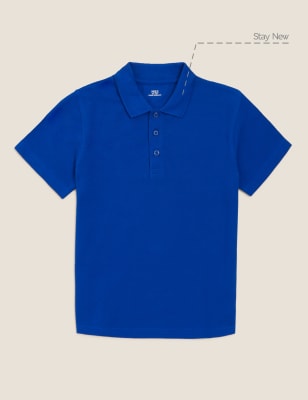 

Unisex,Boys,Girls M&S Collection Unisex Pure Cotton Polo Shirt (2-18 Yrs) - Royal Blue, Royal Blue