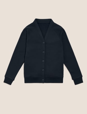 

Girls M&S Collection Girls' Cotton Regular Fit School Cardigan (2-16 Yrs) - Dark Navy, Dark Navy