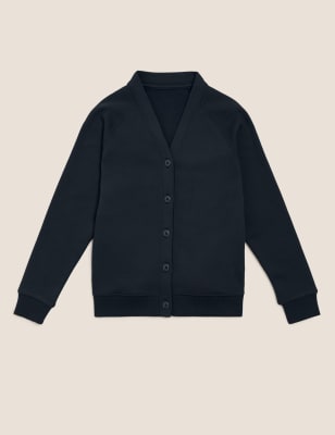 

Girls M&S Collection Girls' Cotton Regular Fit School Cardigan (2-16 Yrs) - Dark Navy, Dark Navy