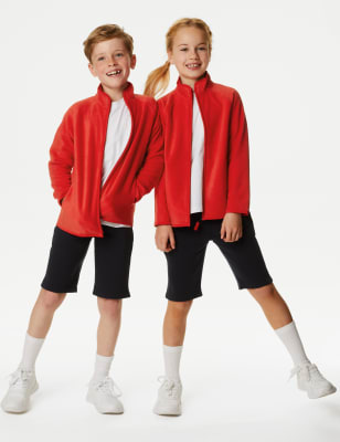 

Unisex,Boys,Girls M&S Collection Fleece Jacket (2-18 Yrs) - Red, Red