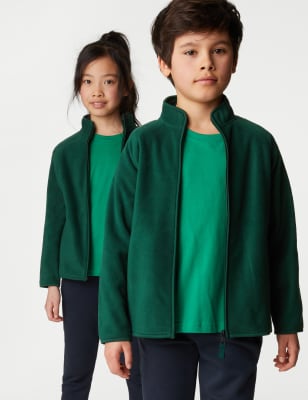 

Unisex,Boys,Girls M&S Collection Fleece Jacket (2-18 Yrs) - Bottle Green, Bottle Green