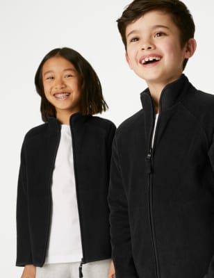 

Unisex,Boys,Girls M&S Collection Fleece Jacket (2-18 Yrs) - Black, Black