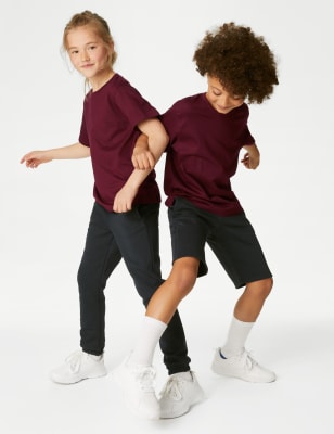 

Unisex,Boys,Girls M&S Collection Unisex Pure Cotton T-Shirt (2-16 Yrs) - Burgundy, Burgundy