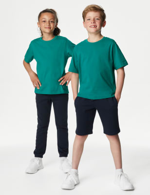 

Unisex,Boys,Girls M&S Collection Unisex Pure Cotton T-Shirt (2-16 Yrs) - Jade, Jade