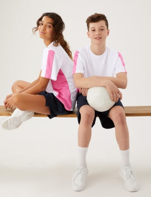 

Unisex,Boys,Girls M&S Collection Unisex Active T-Shirt (3-16 Yrs) - Pink Mix, Pink Mix