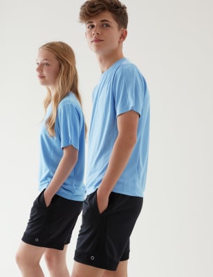 

M&S Collection Unisex-Aktiv-T-Shirt (3-16 J.) - Pale Blue, Pale Blue