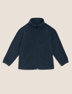 

Unisex,Boys,Girls M&S Collection Unisex Zip Fleece (2-16 Yrs) - Navy, Navy