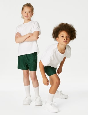 

Unisex,Boys,Girls M&S Collection Unisex Sports School Shorts (2-16 Yrs) - Bottle Green, Bottle Green