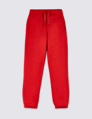 

Unisex,Boys,Girls M&S Collection Unisex Cotton Rich Regular Fit Joggers (2-18 Yrs) - Red, Red