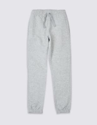 

Unisex,Boys,Girls M&S Collection Unisex Cotton Rich Regular Fit Joggers (2-18 Yrs) - Grey Marl, Grey Marl