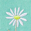 Floral Toiletry Bag, TEAL GREEN, swatch