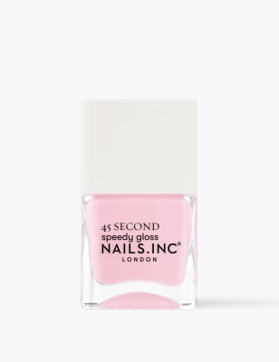 Nails Inc. 45 Second Speedy Gloss 14 ml - Red, Peach,Gold,Soft Pink,Raspberry,Red,Purple,Orange,Mult