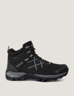 Regatta Men's Samaris III Waterproof Walking Boots - 9 - Black, Black