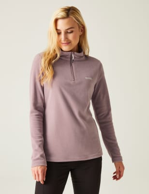 Regatta Women's Sweethart Half Zip Fleece - 8 - Pink, Beige,Plum,Pink,Blue