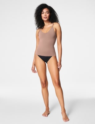 Spanx Women's Everyday Seamless Shaping Cami - Brown, Natural,Brown