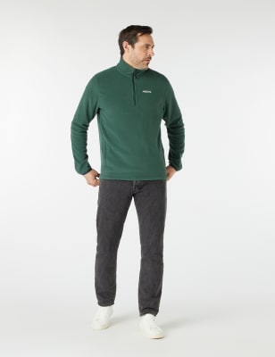 Musto Men's Snug Fleece 2.0 Half Zip Jumper - Green, Green