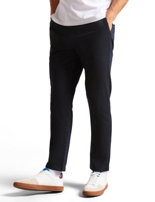 Ted Baker Slim Fit Textured Chinos - 32REG - Black, Black