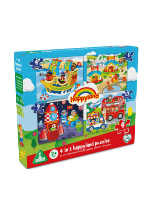 Early Learning Centre 4 in 1 Happyland Puzzles (2-5 Yrs)