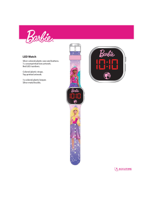 Barbie LED Screen Watch (3+ Yrs)