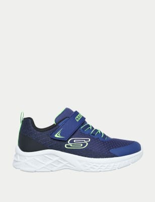 Skechers Boys Microspec II Zovrix Trainers - 10.5S - Navy, Navy