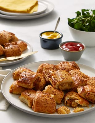 Handcrafted Mature Cheddar & Caramelised Onion Pastry Rolls (24 Pieces) - (Last Collection Date 30th September 2020)