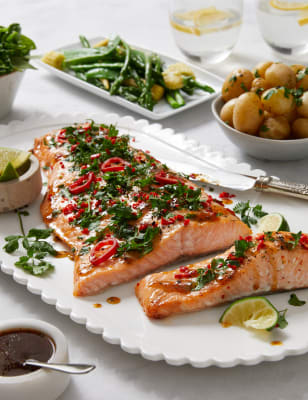Soy, Chilli & Ginger Marinated Scottish Side of Salmon (Serves 6-8) - (Last Collection Date 30th September 2020)