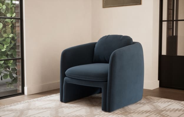 M&S Collection Sling Accent Armchair - CHR - Forest Green, Midnight Navy,Forest Green