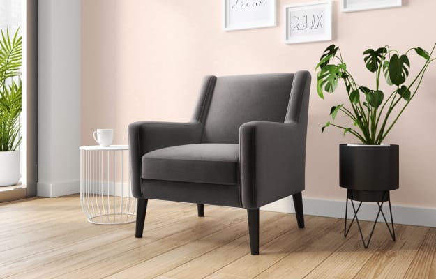 M&S Jude Armchair - CHR - Honey, Honey