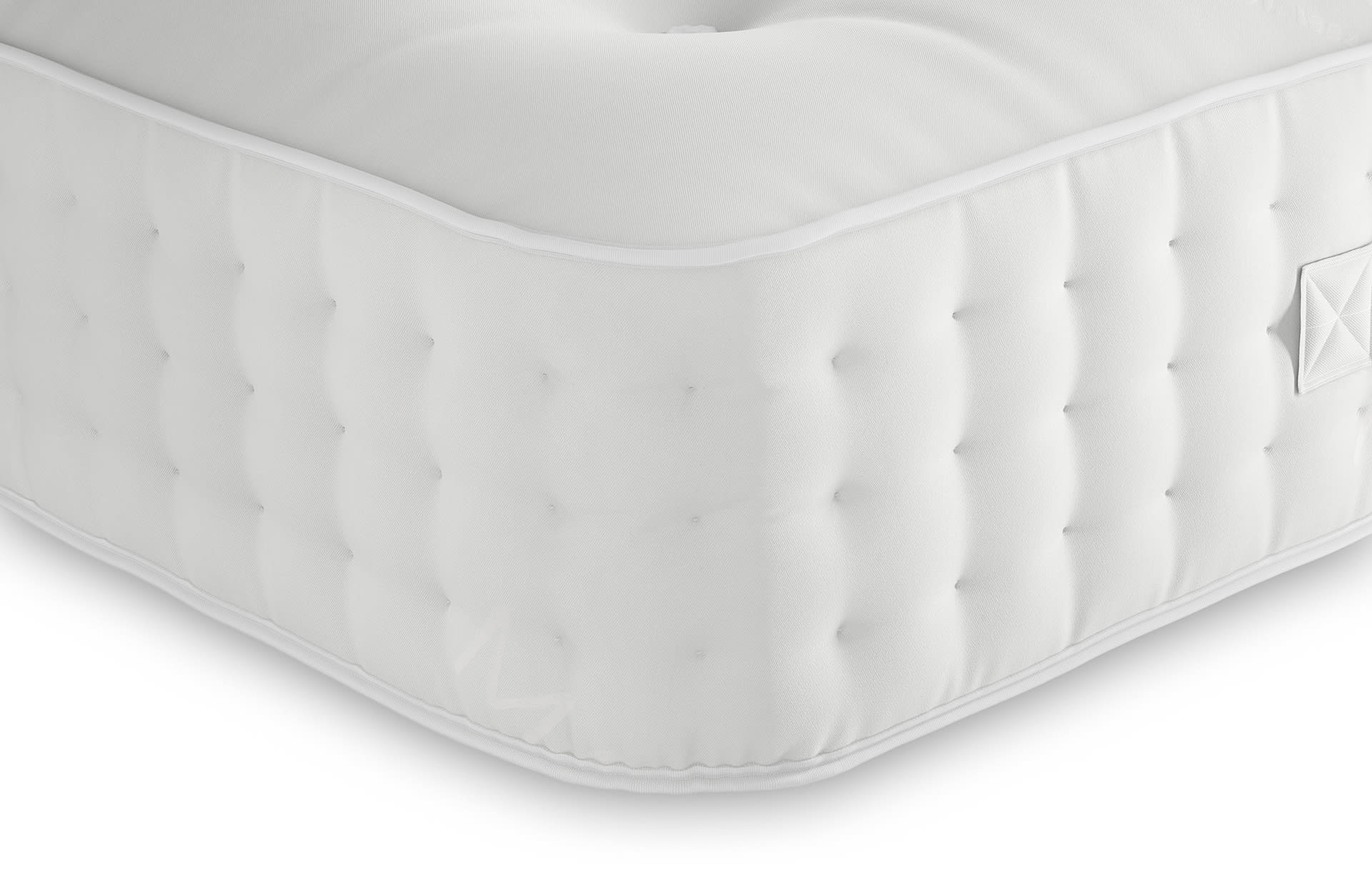 M&S Collection 1500 Pocket Spring Extra Firm Mattress - 4FT6 - White, White