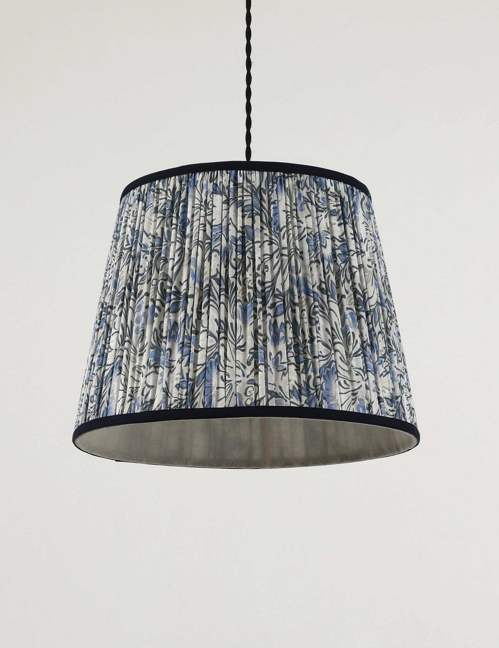 M&S Collection Floral Pleated Ceiling Lamp Shade - Multi, Multi