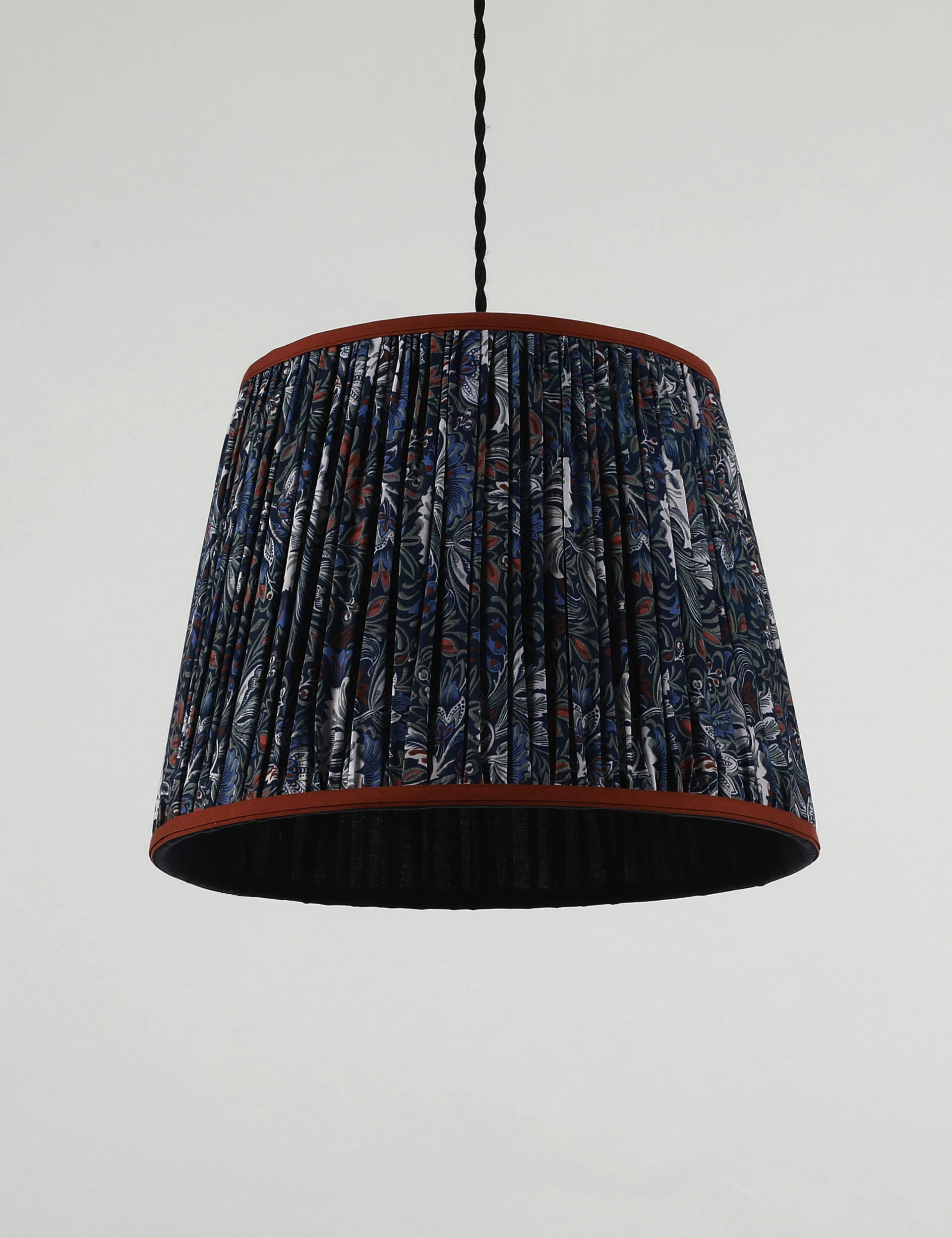 M&S Collection Printed Pleated Ceiling Lamp Shade - Multi, Multi