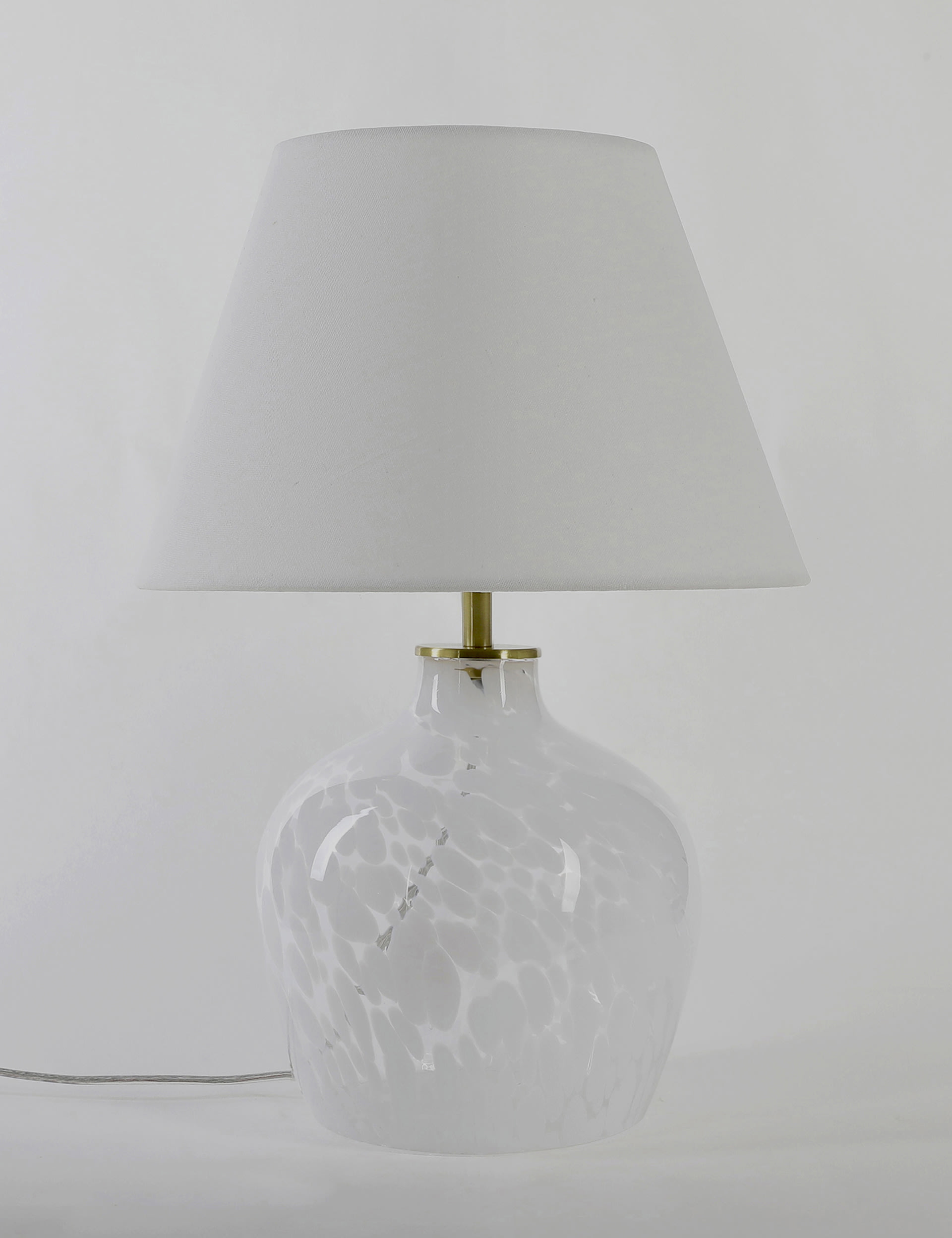 M&S Collection Confetti Table Lamp - White, White