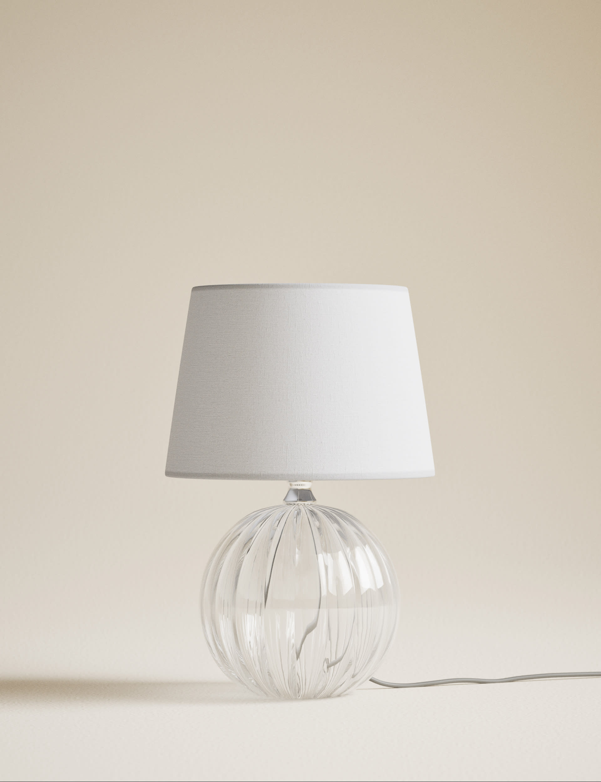 M&S Collection Glass Table Lamp