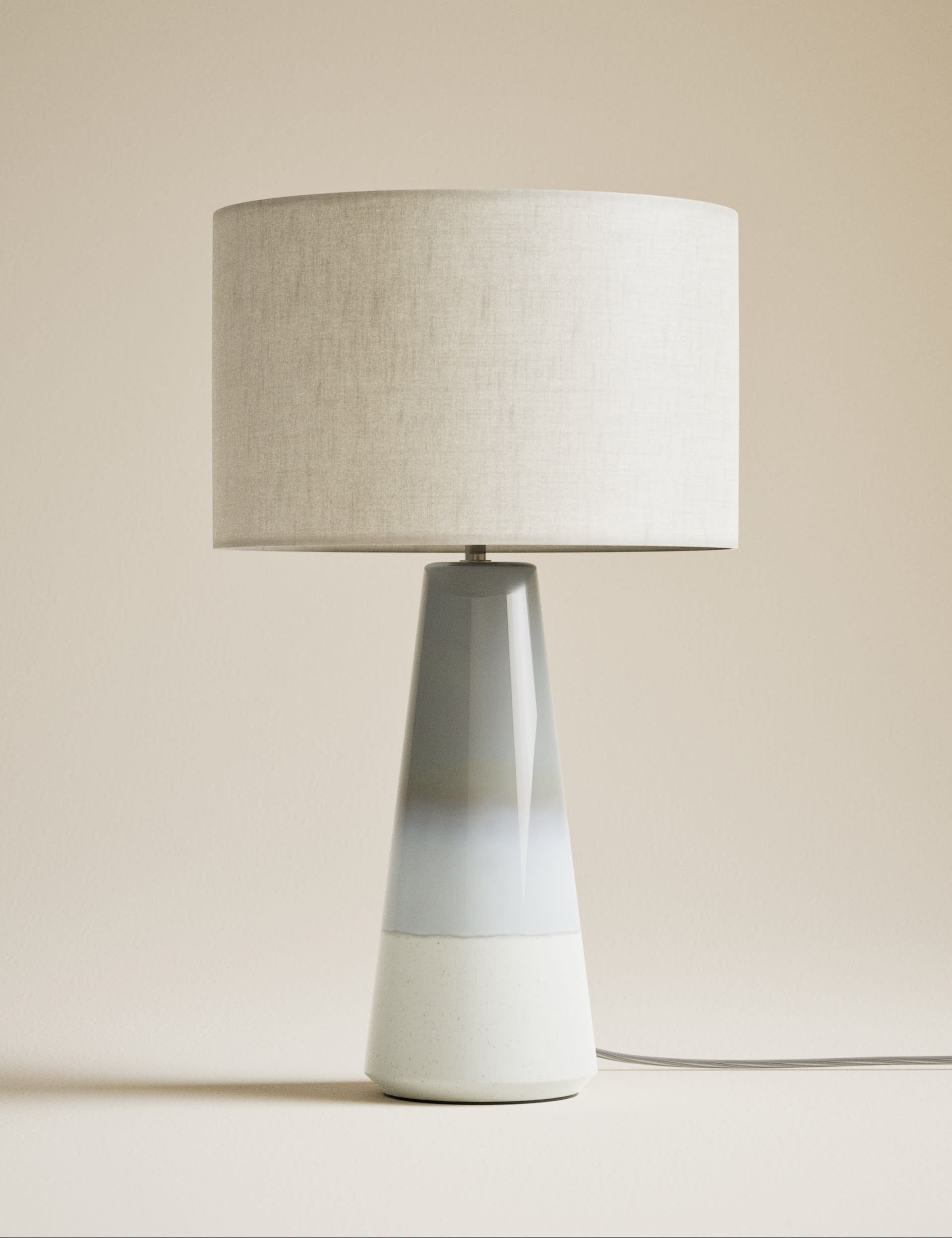 M&S Collection Orla Ceramic Table Lamp - Blue Mix, Blue Mix