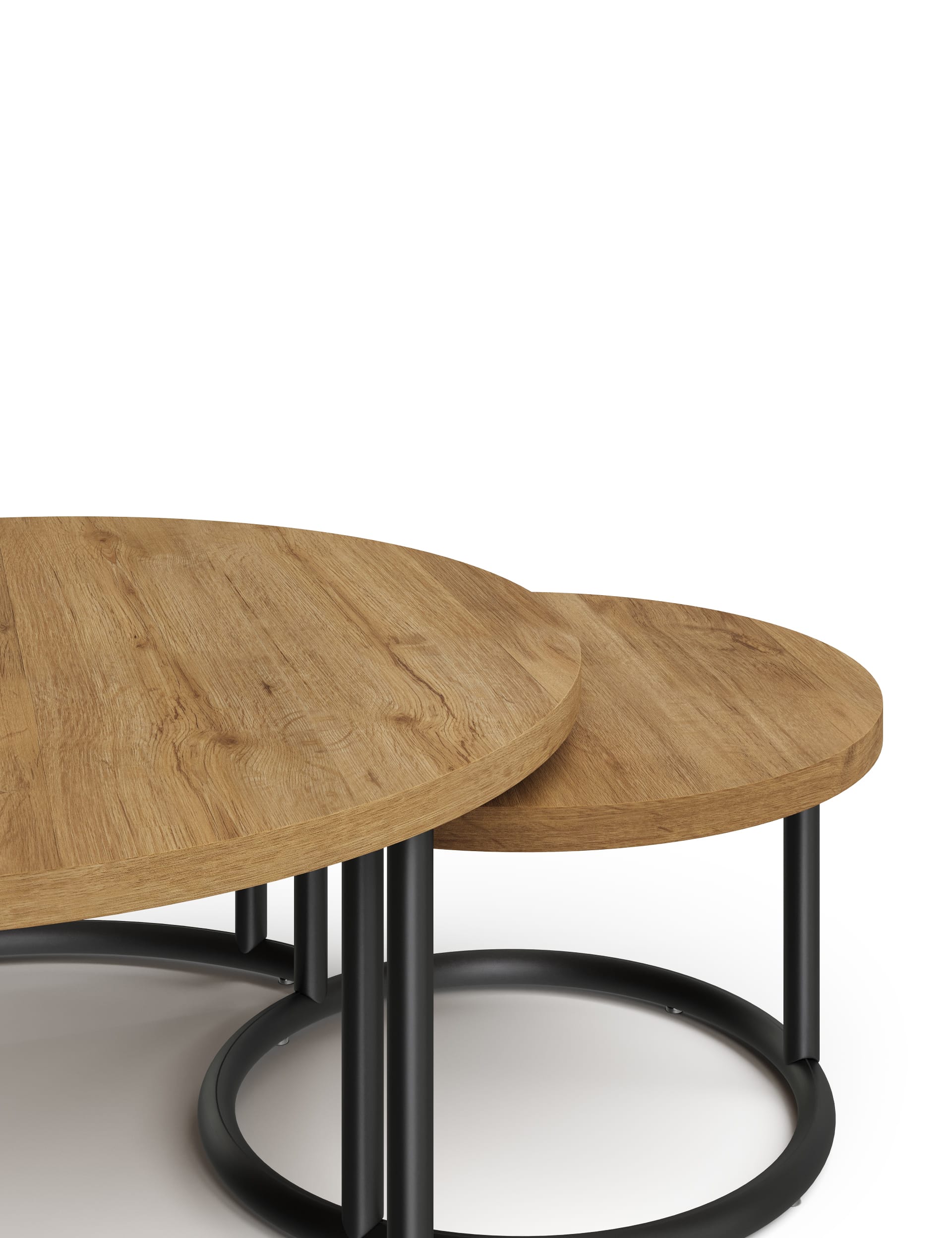 M&S Collection Holt Nesting Coffee Tables - Natural Mix, Natural Mix