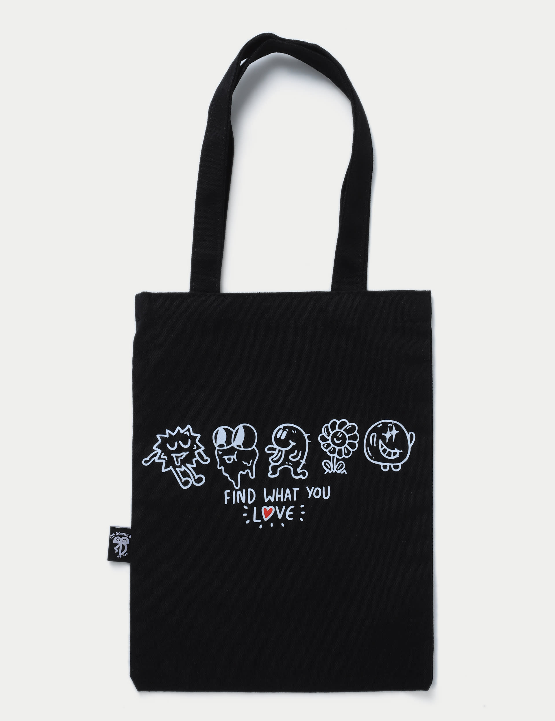 M&S Collection The Doodle Boy Tote Bag - Black, Black