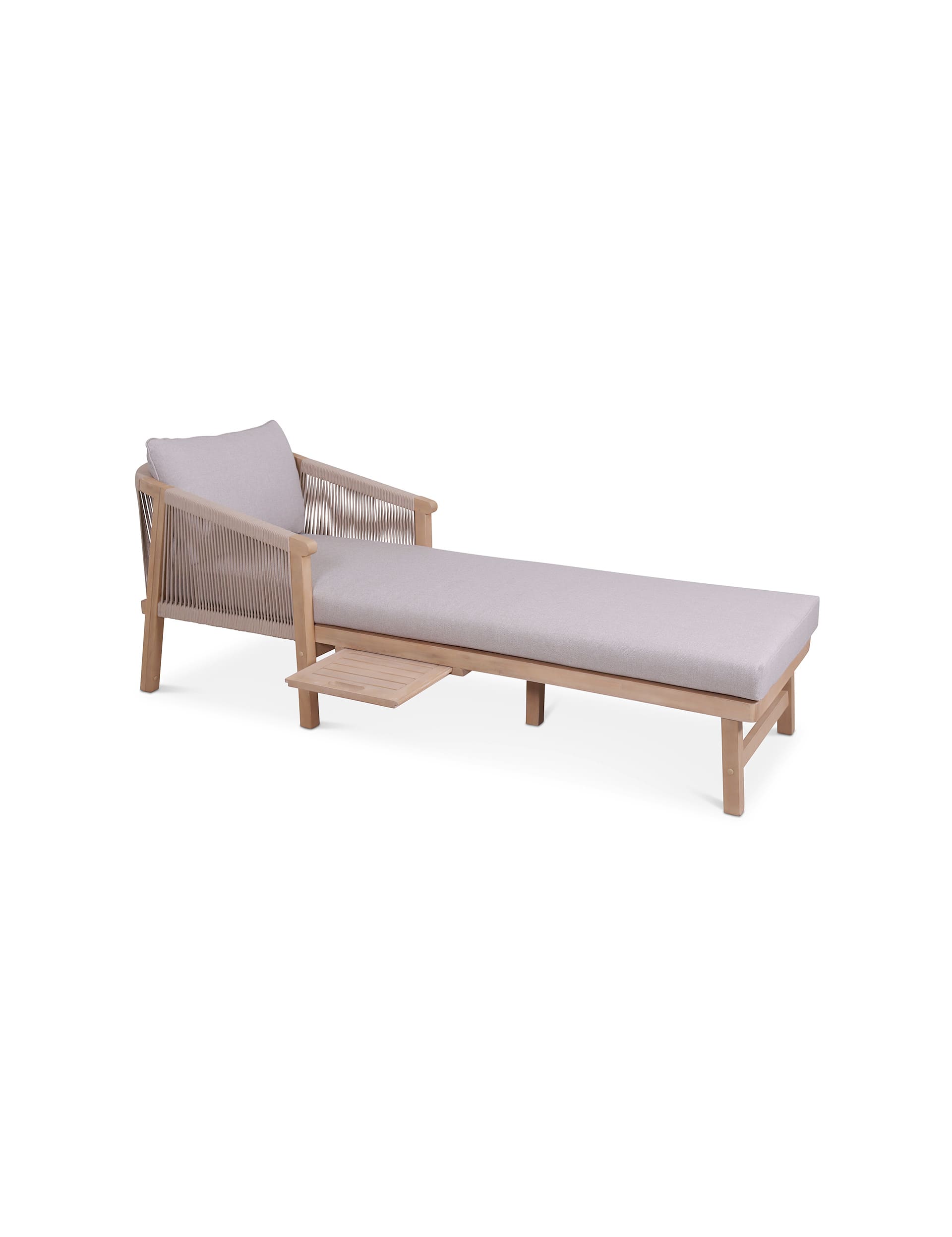 Royalcraft Roma Sun Lounger - Natural, Natural