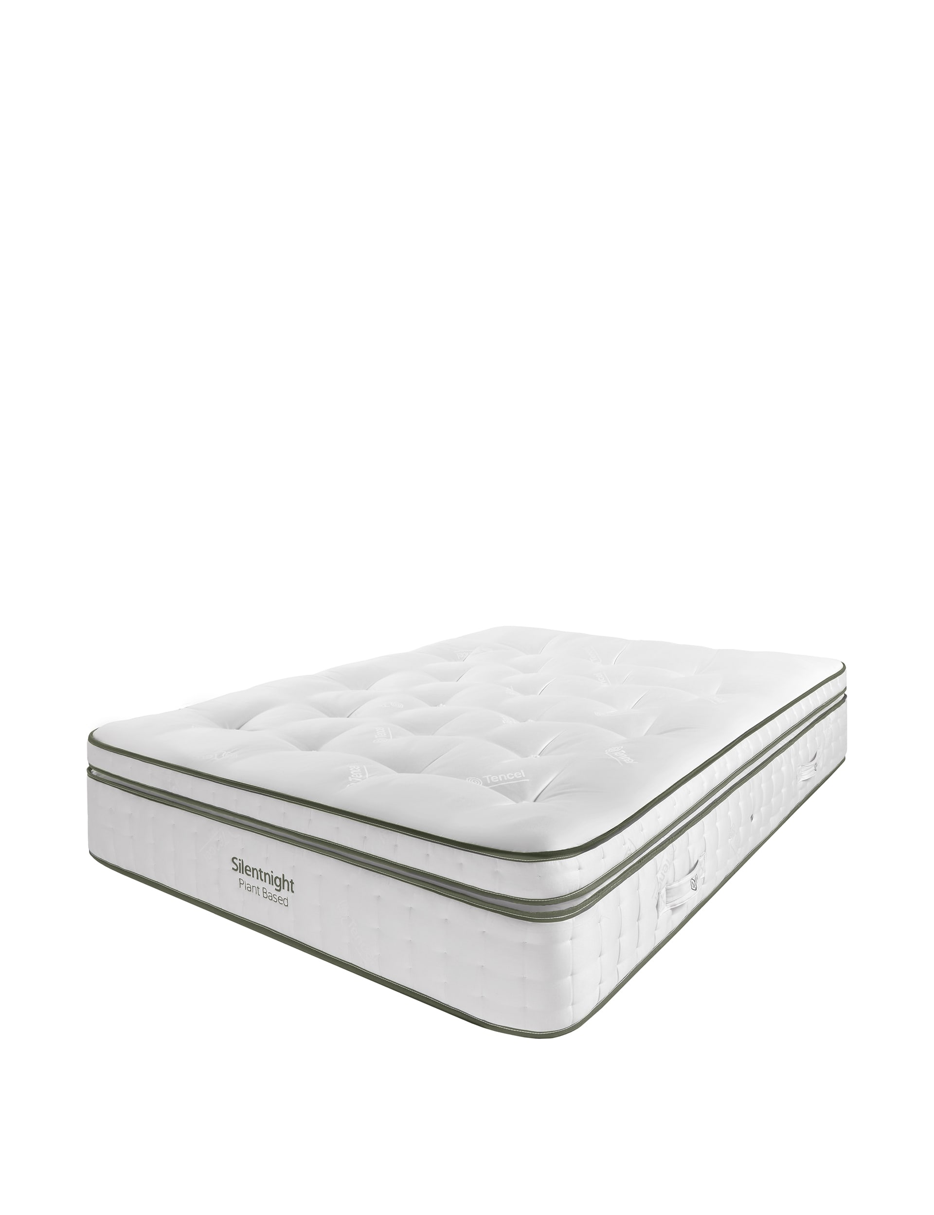 Silentnight Hypoallergenic 1800 Pocket Spring Mattress - 5FT - White, White