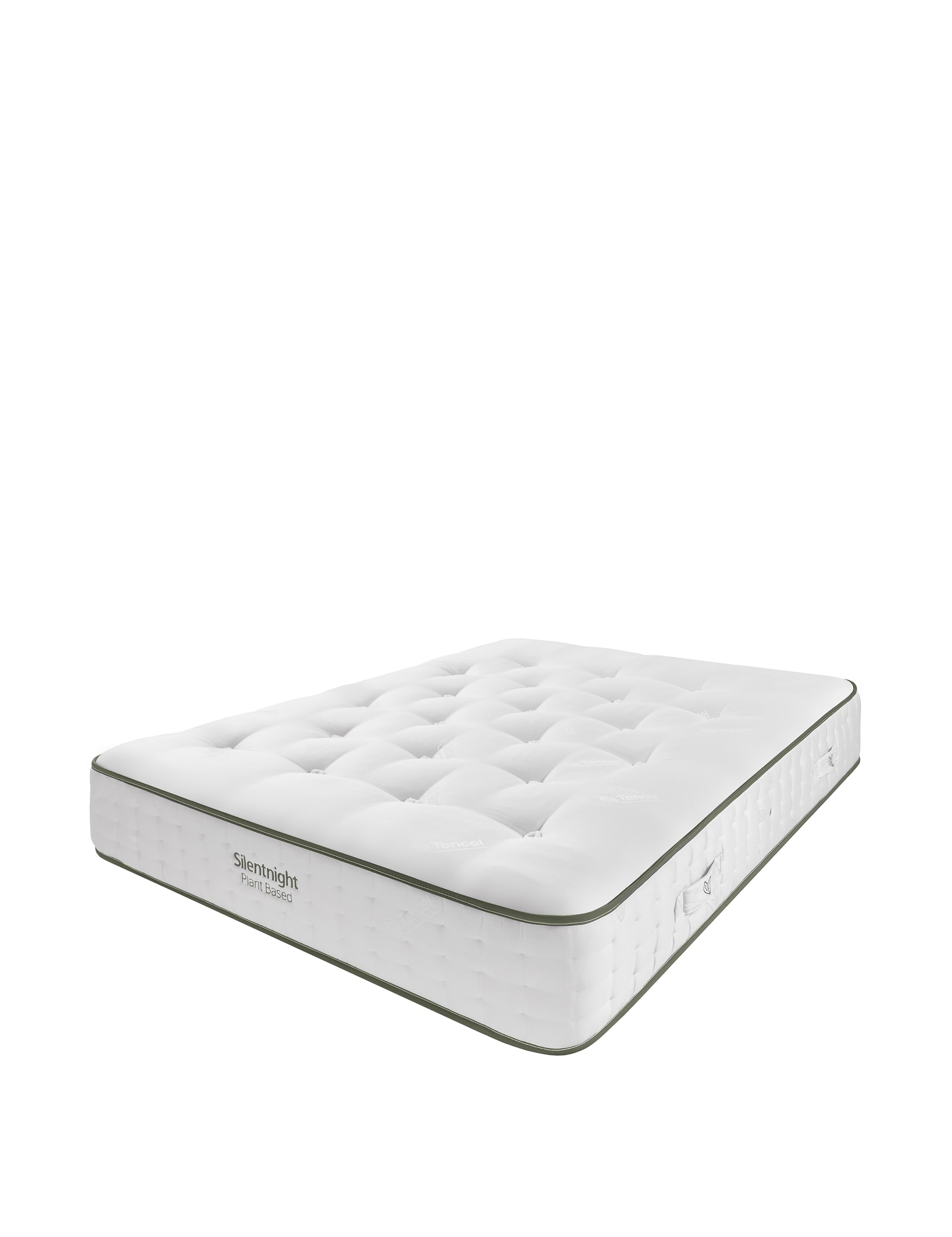 Silentnight 1200 Pocket Spring Mattress - 3FT - White, White