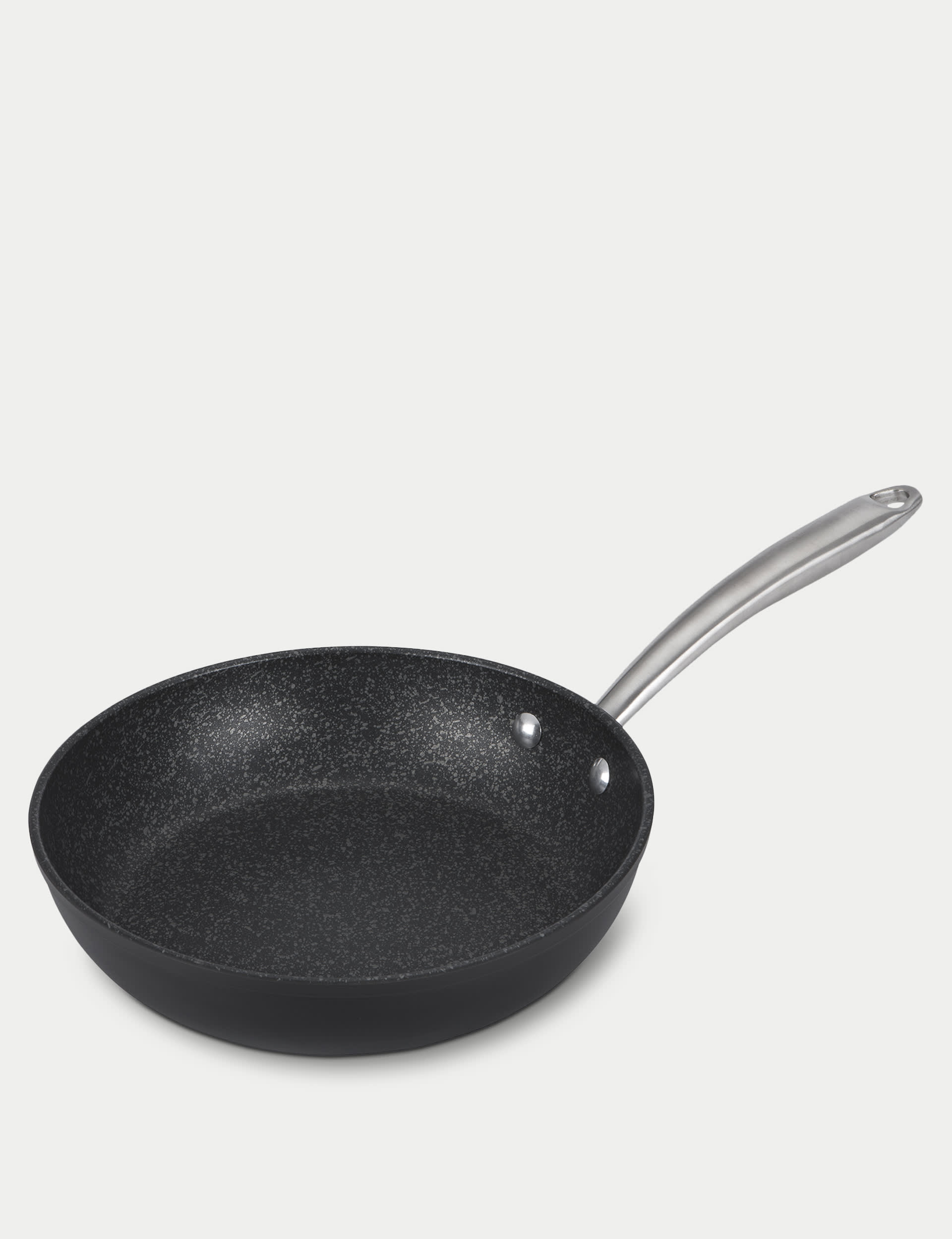 Prestige Aluminium 25cm Frying Pan - Grey Marl, Grey Marl