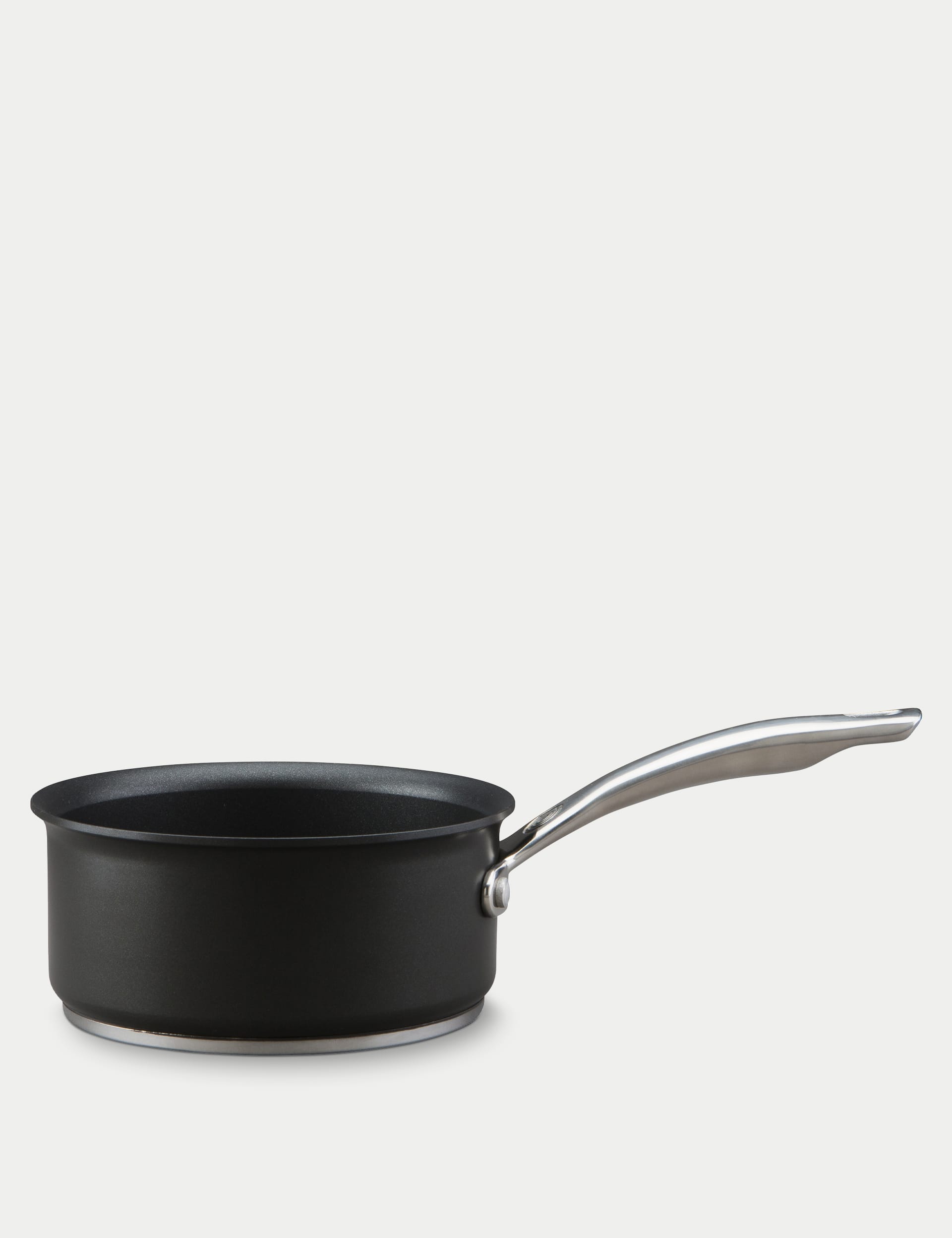 Circulon Hard Anodised 16cm Milk Pan - Black, Black