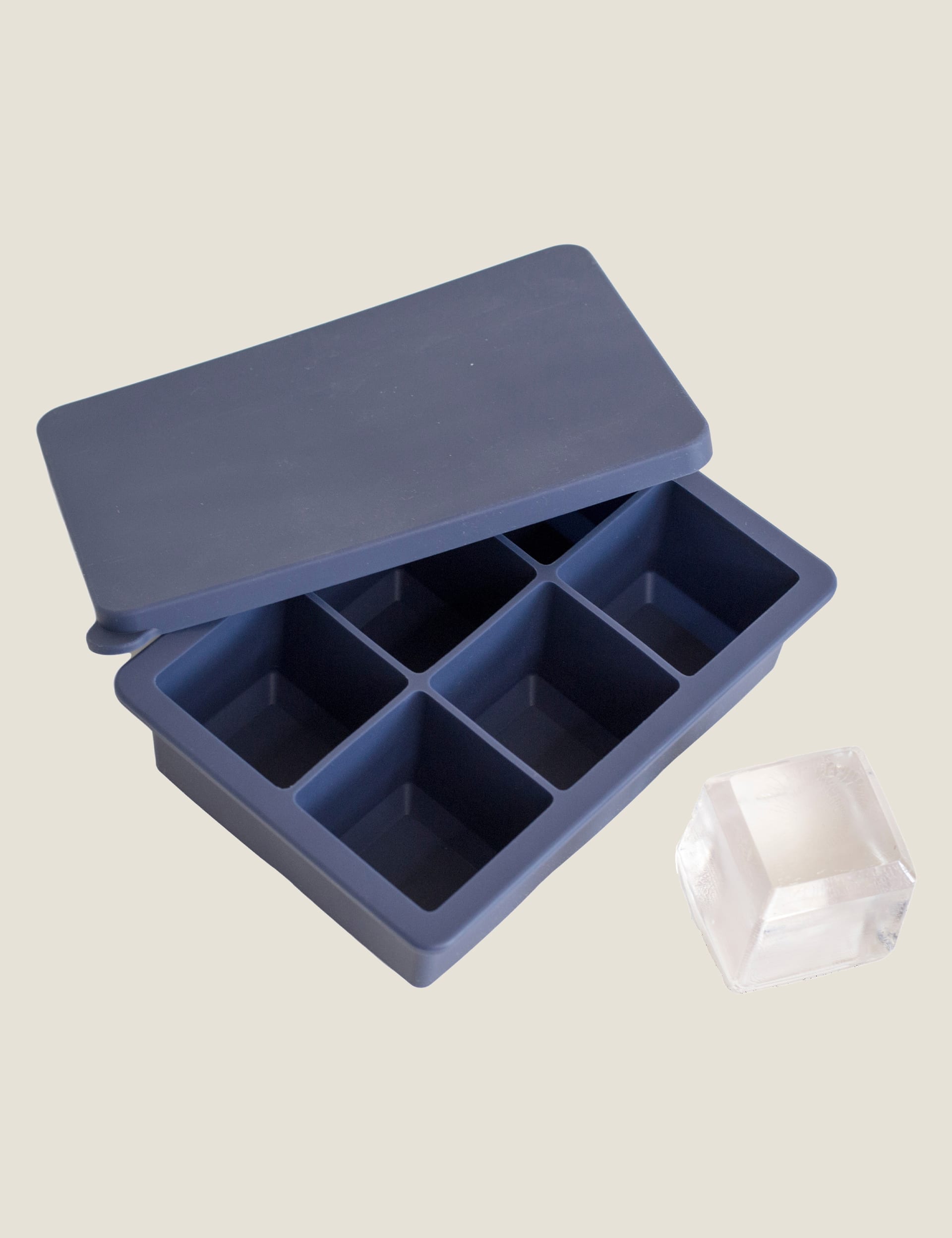 Uberstar Giant Ice Cube Tray - Black, Black