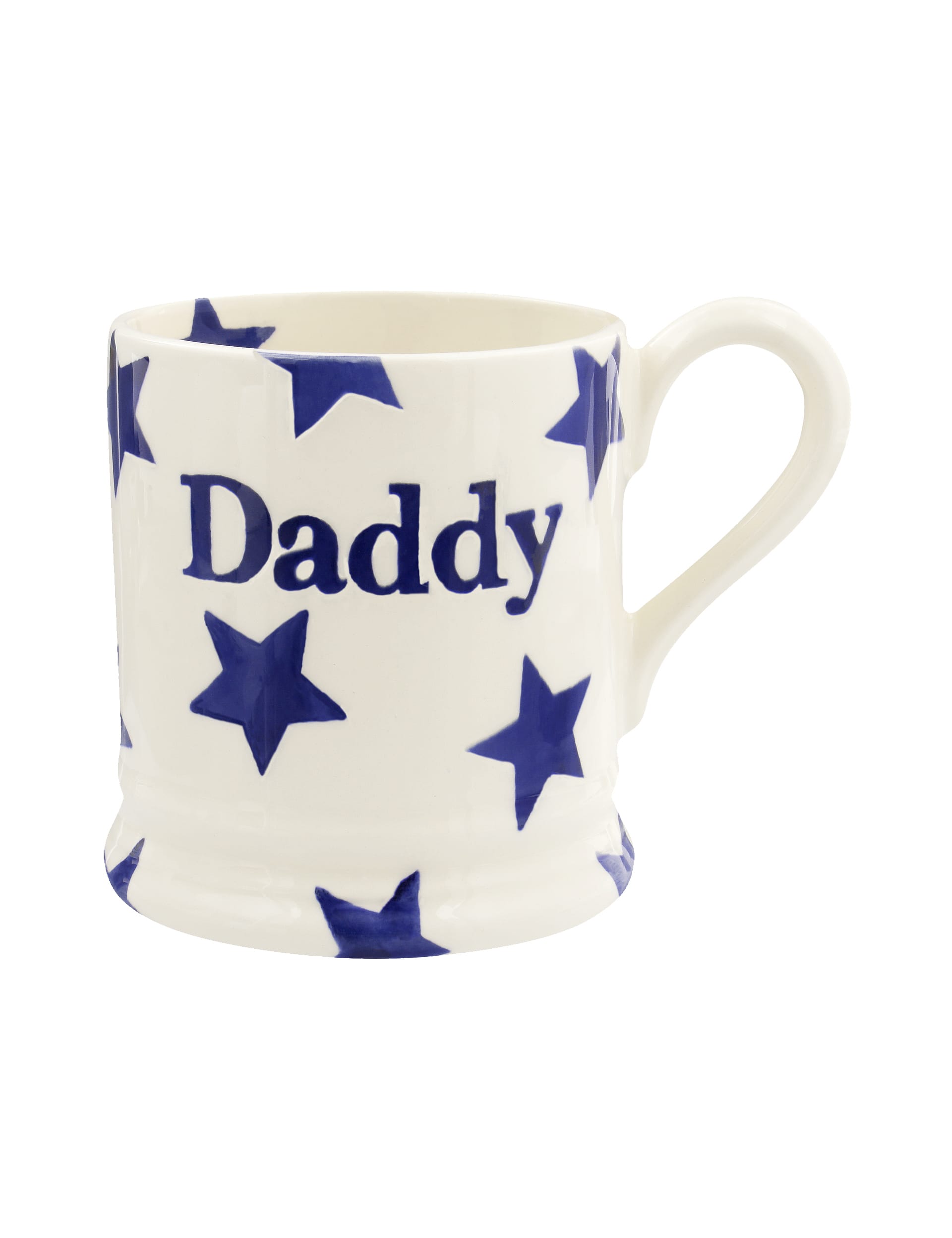 Emma Bridgewater Blue Star Daddy Mug - Blue Mix, Blue Mix