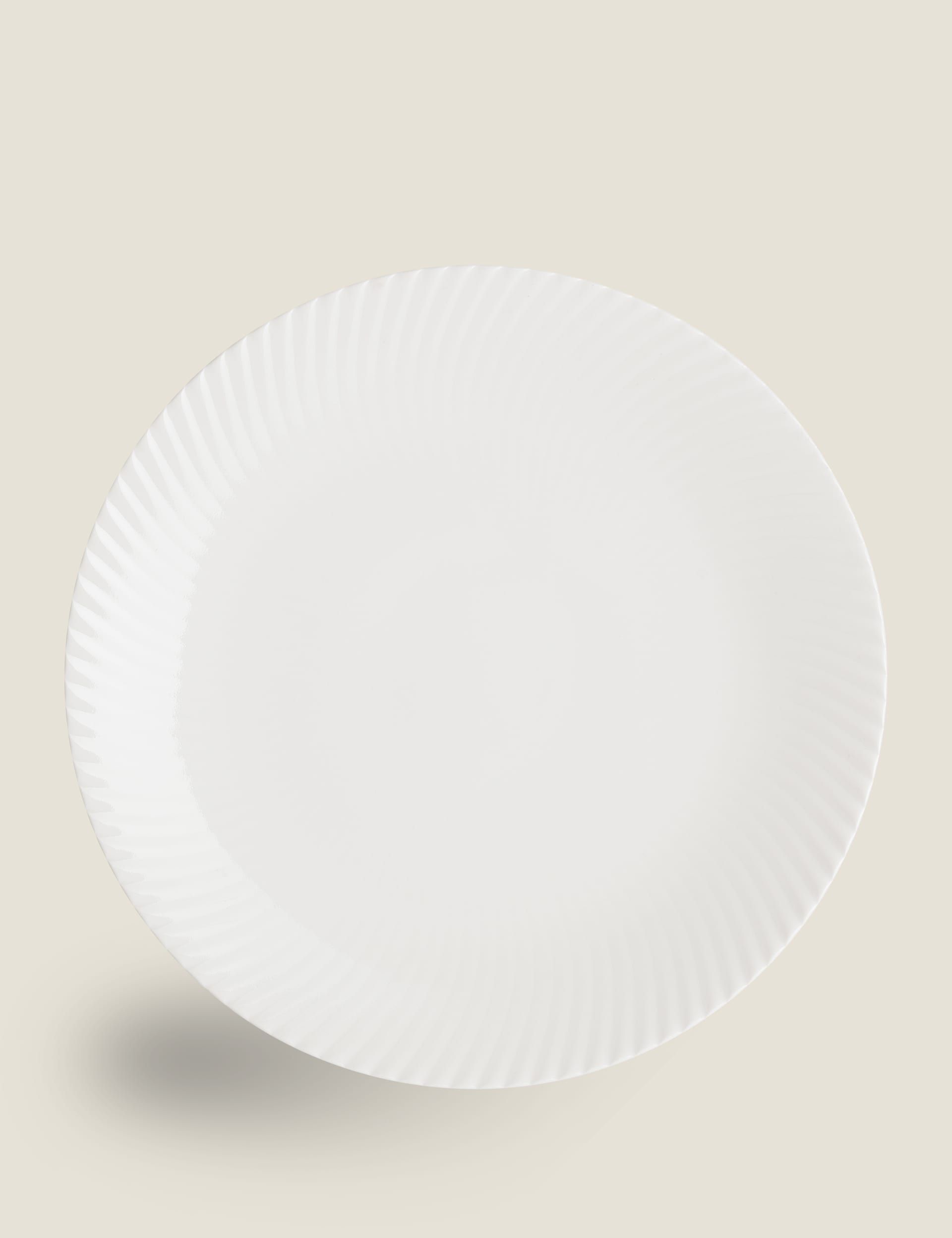 Denby Set of 4 Arc Side Plates - White, White