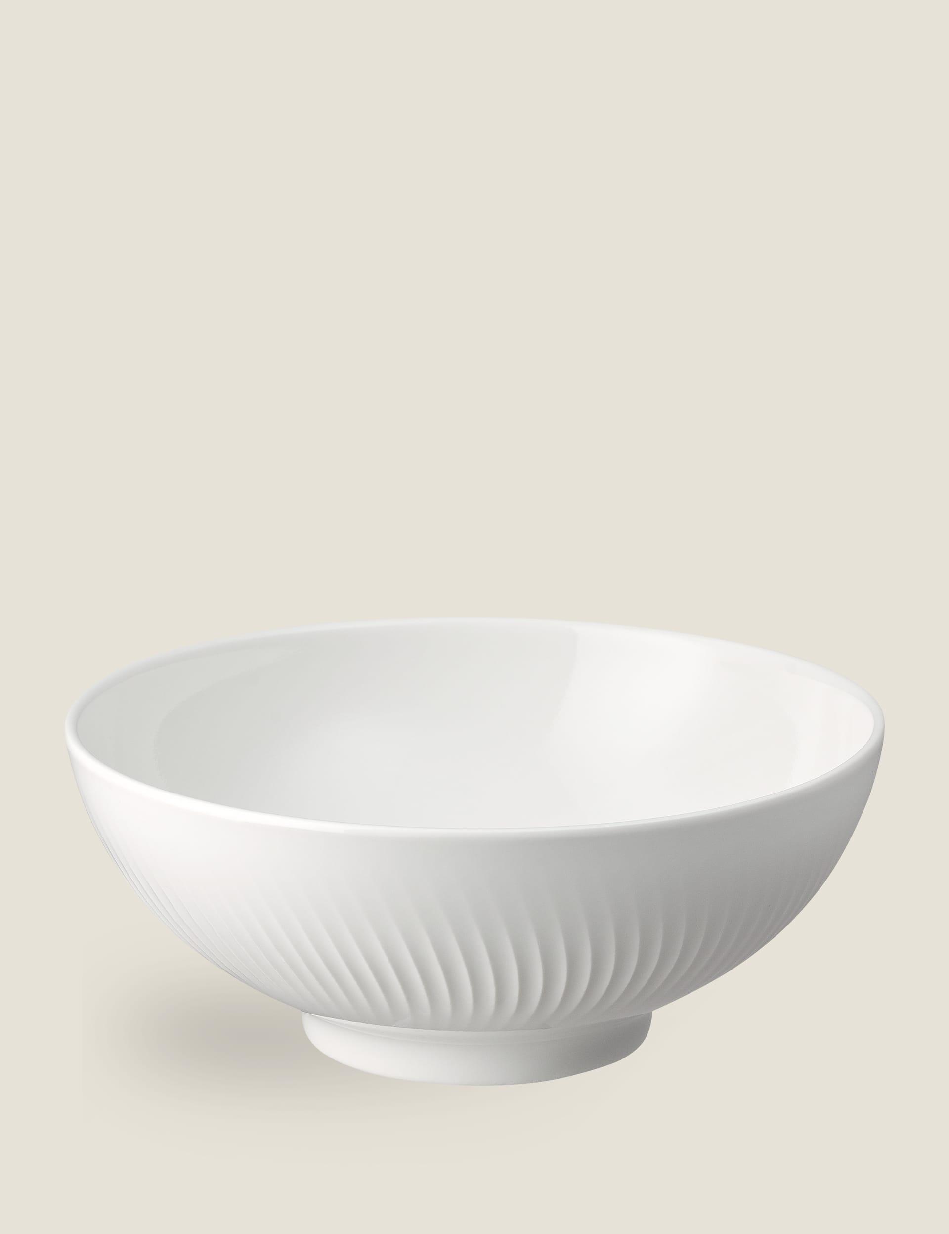 Denby Set of 4 Arc Cereal Bowls - White, White