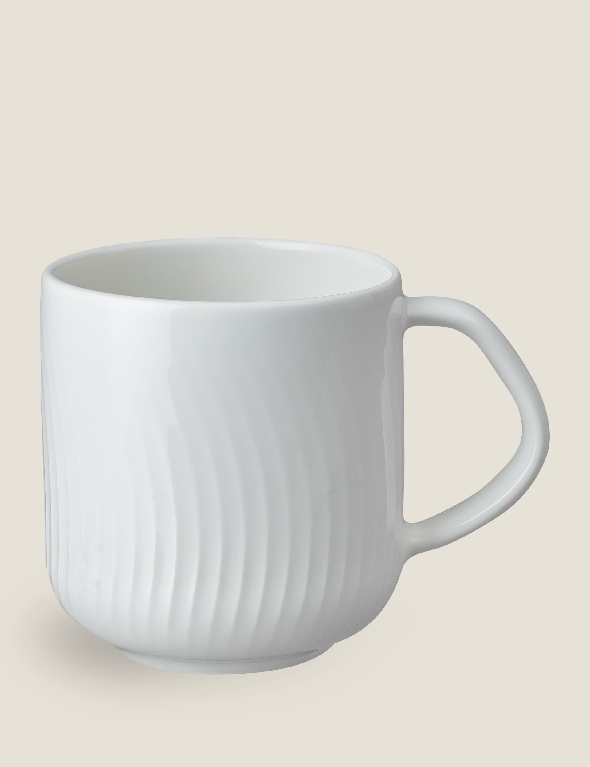 Denby Set of 2 Arc Mugs - White, White