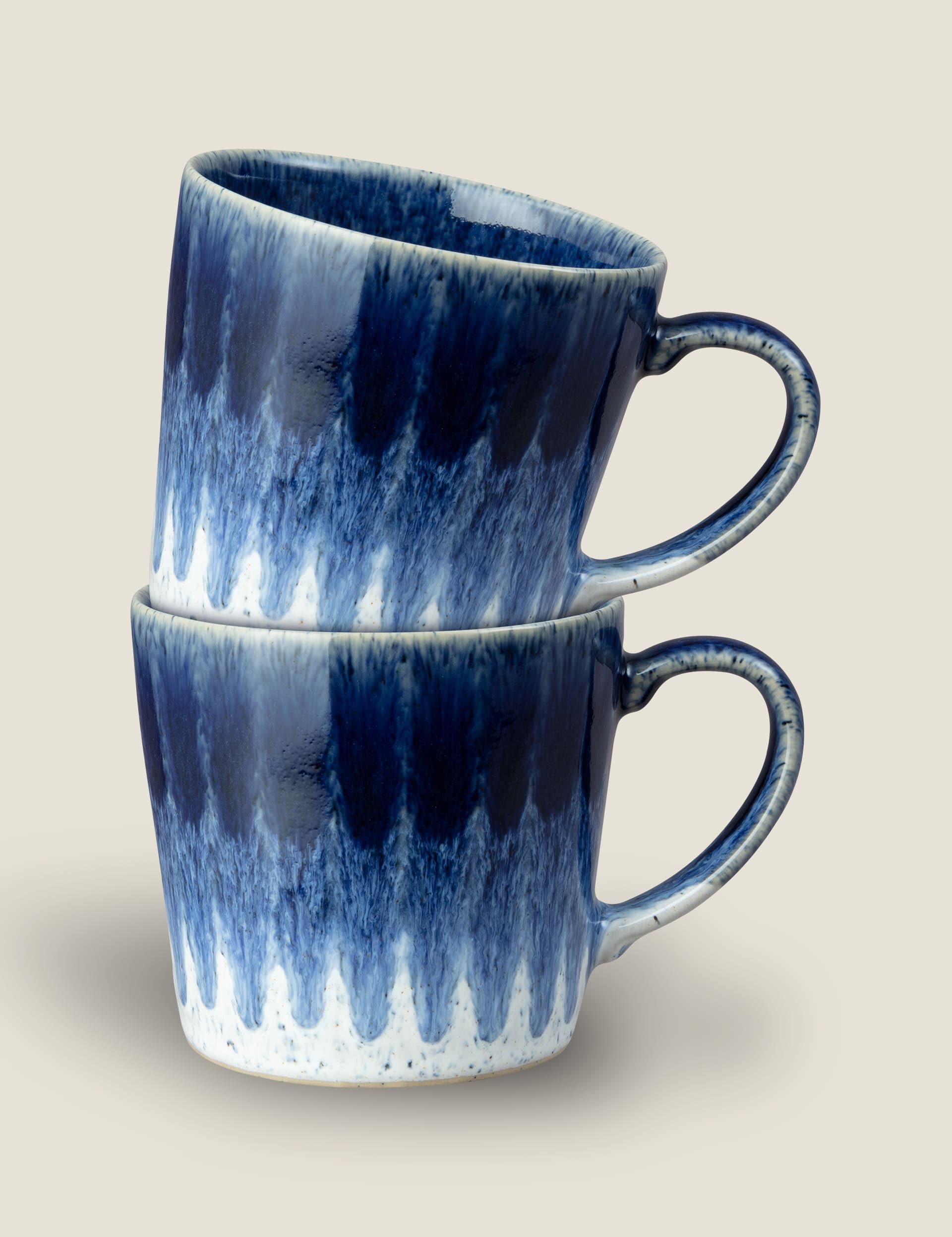 Denby Set of 2 Studio Blue Accent Mugs, Blue