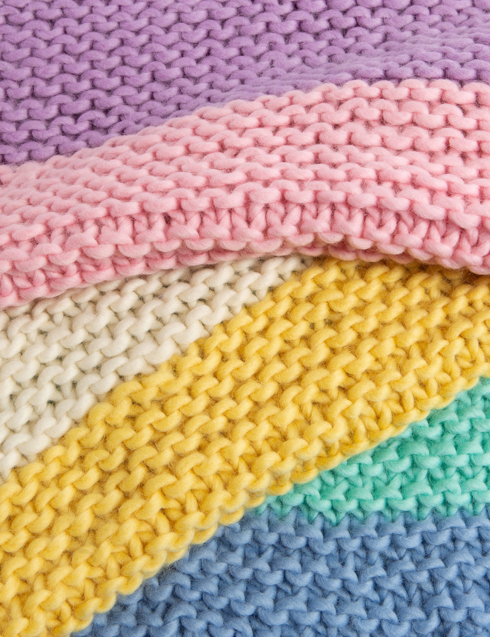 Wool Couture Pastel Dreams Blanket Knitting Kit - Multi, Multi