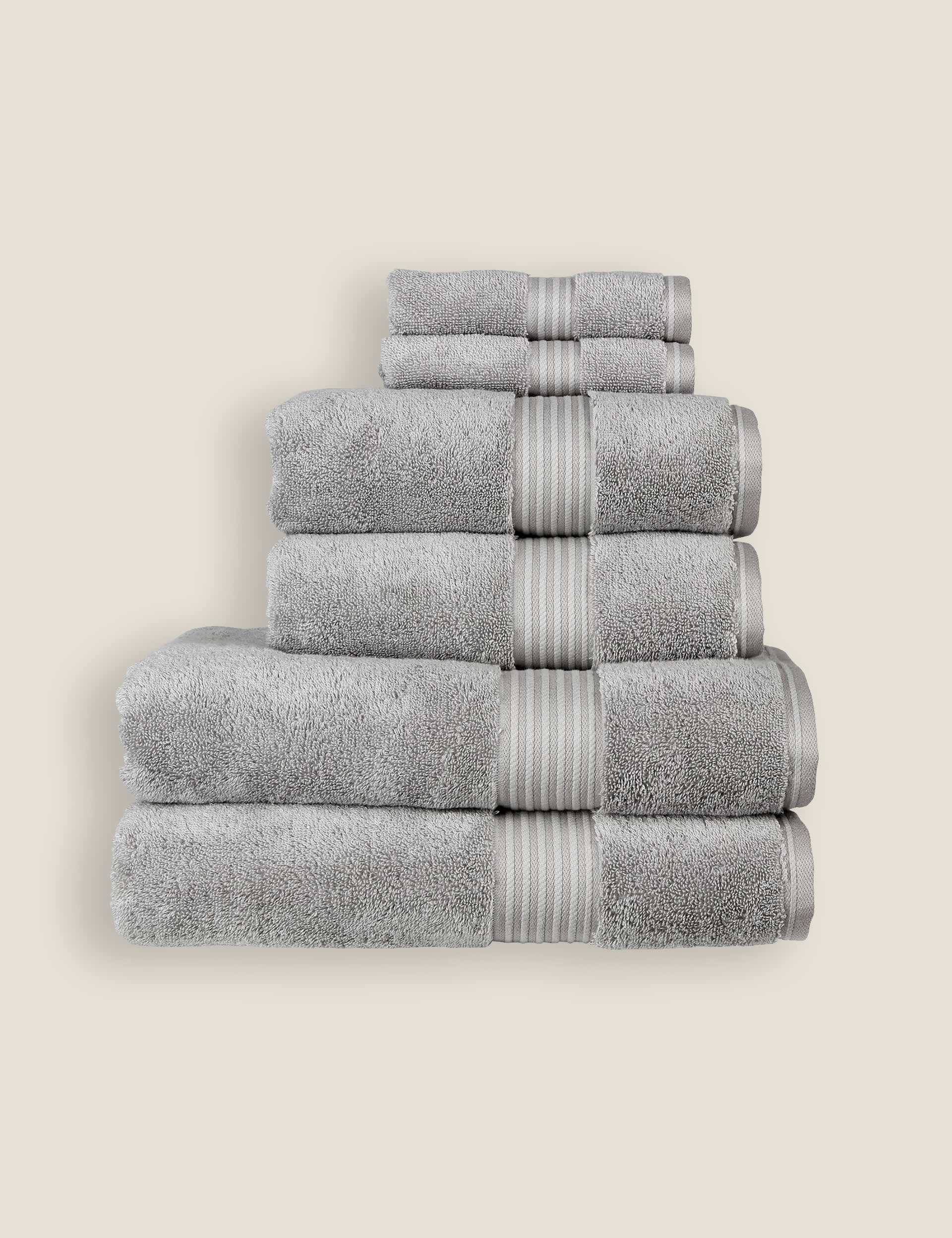 Christy Supreme Hygro Towel - FACE - Silver, Light Stone,Dark Graphite,Silver,White