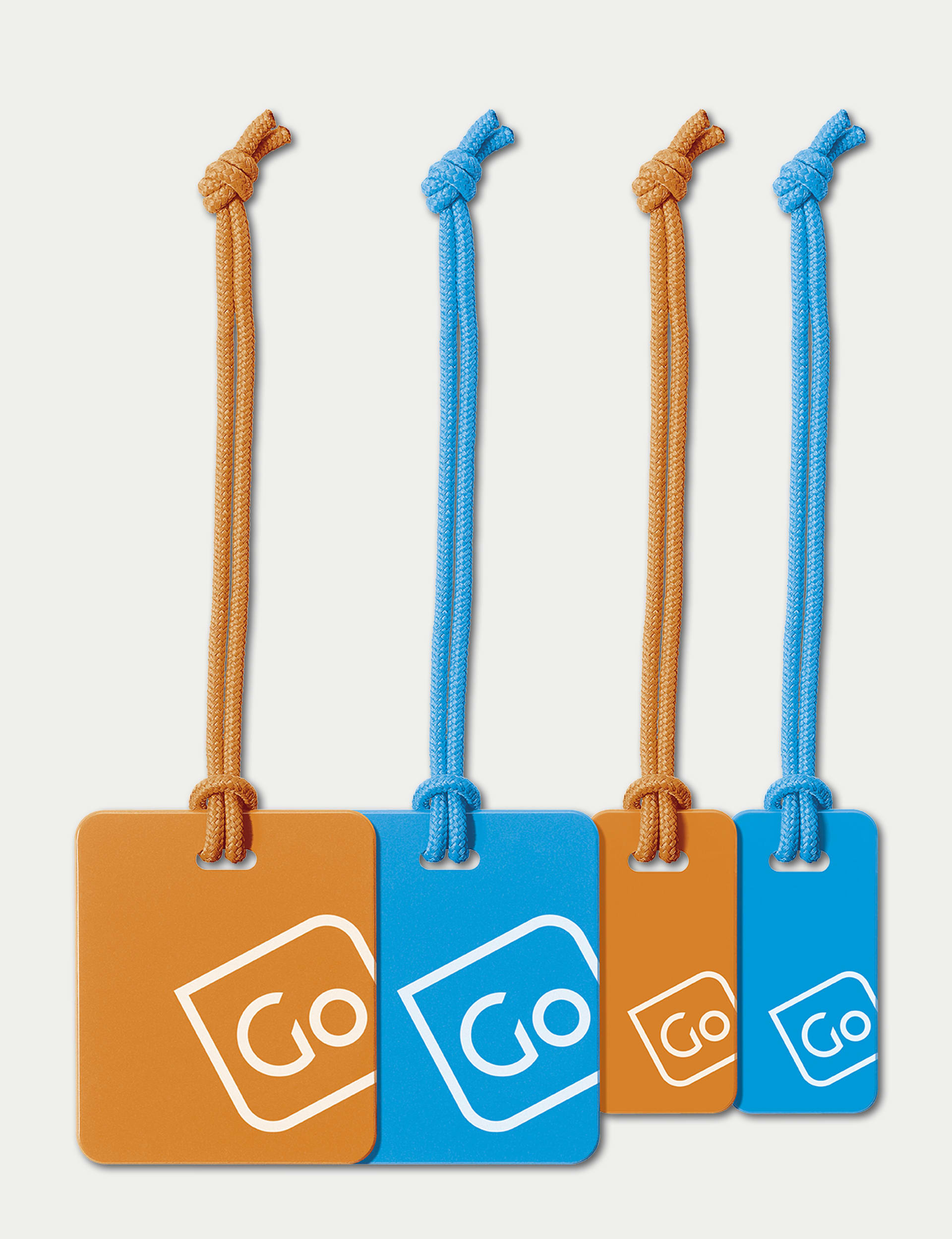 Go Travel 4pk Family Luggage Tags - Multi, Multi